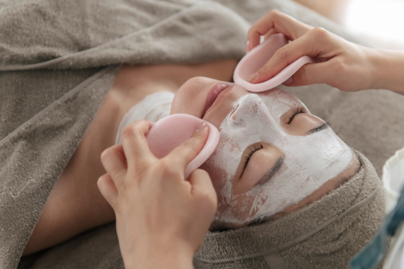 毛穴レスな女性